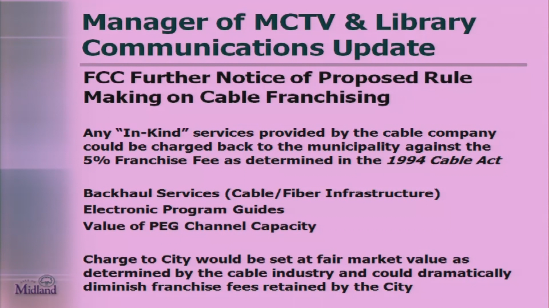 Thumbnail image for Cable Access Advisory 11/14/18