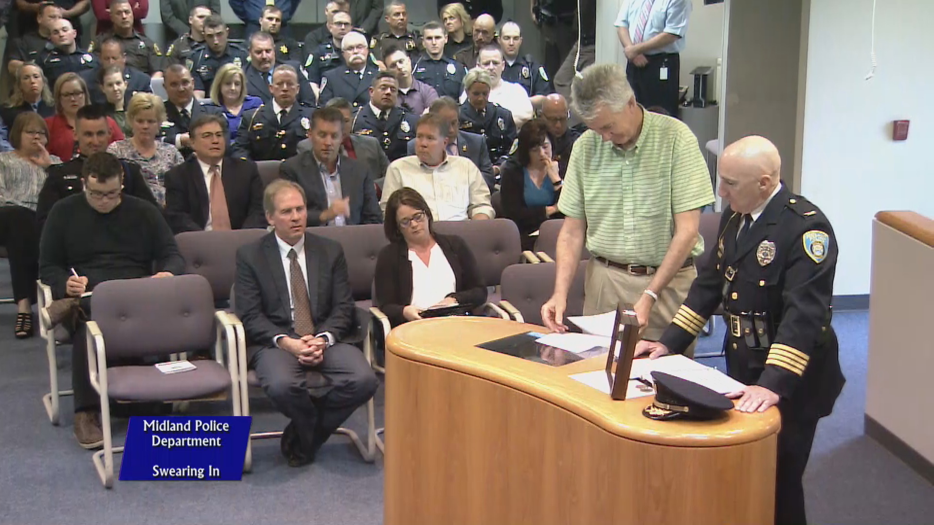 Thumbnail image for Police Officer Swearing In, June 2019