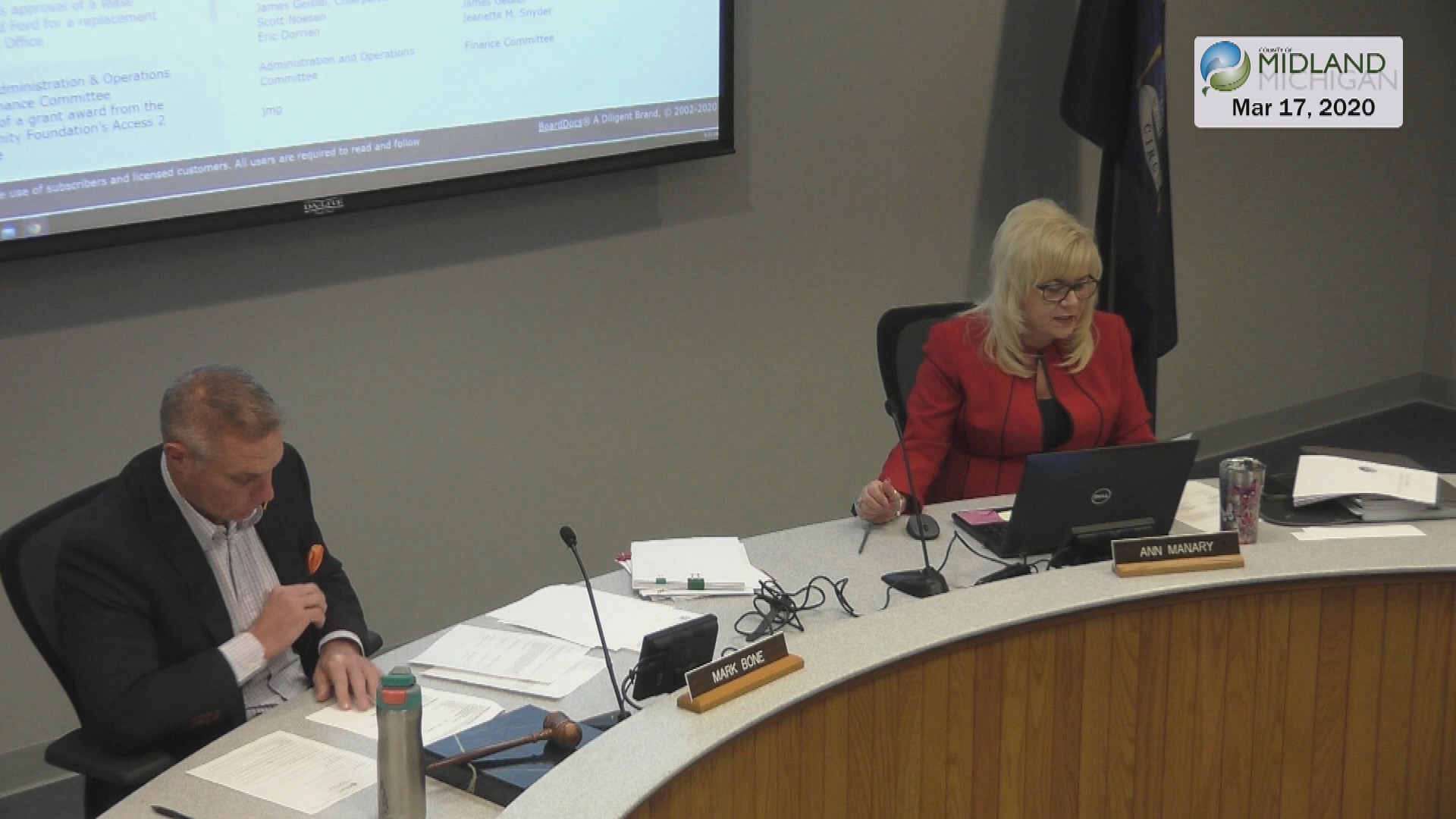Thumbnail image for Midland County Board of Commissioners Meeting 3/17/2020