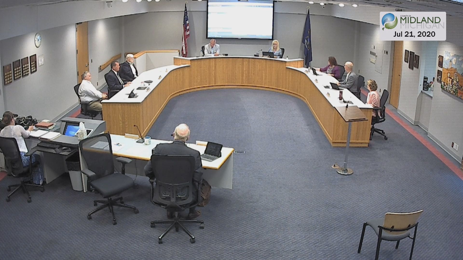 Thumbnail image for Midland County Board of Commissioners Meeting 7/21/2020