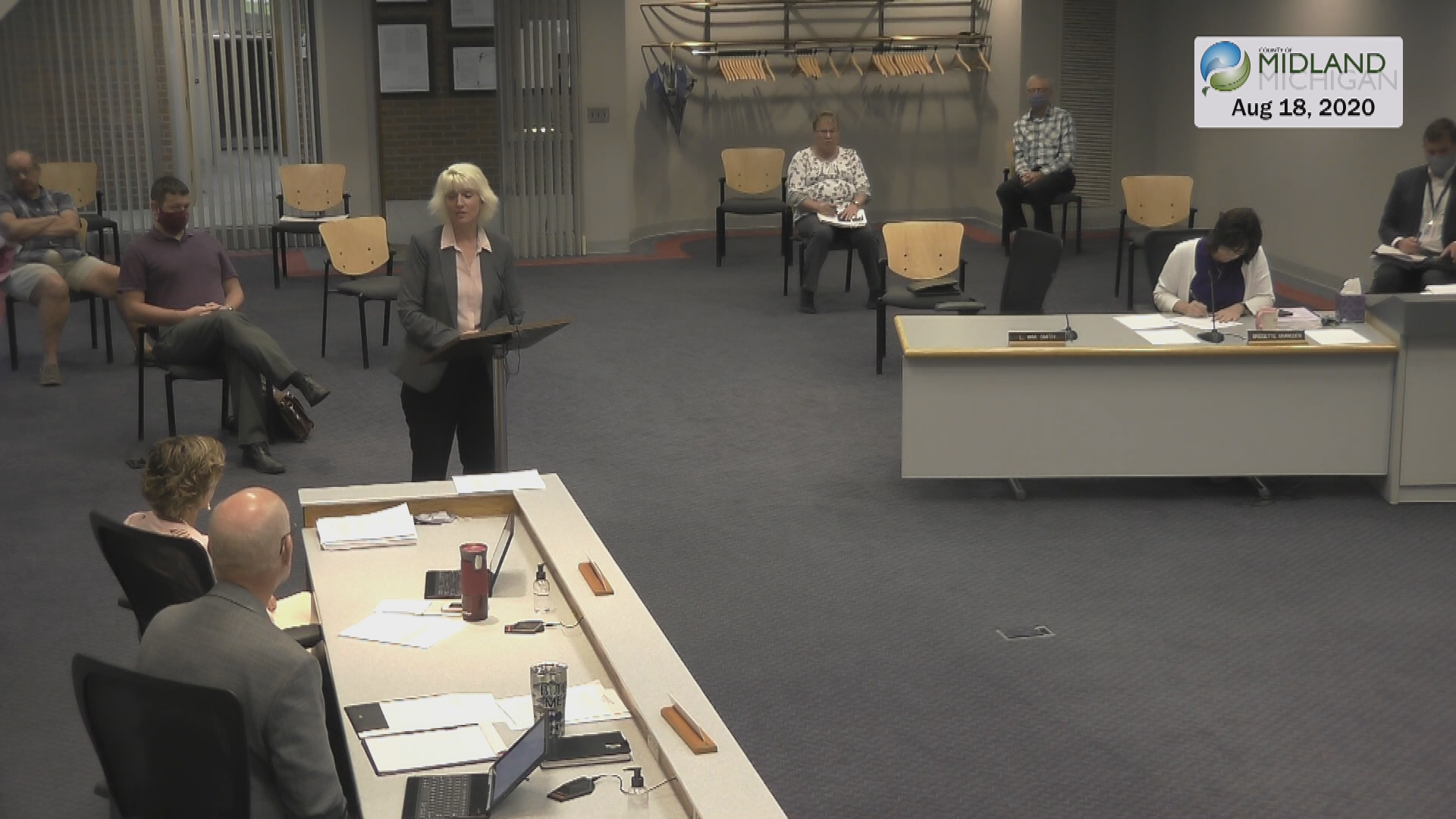 Thumbnail image for Midland County Board of Commissioners Meeting 8/18/2020