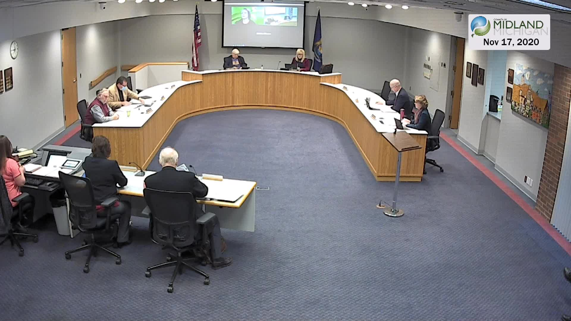 Thumbnail image for Midland County Board of Commissioners Meeting 11/17/2020
