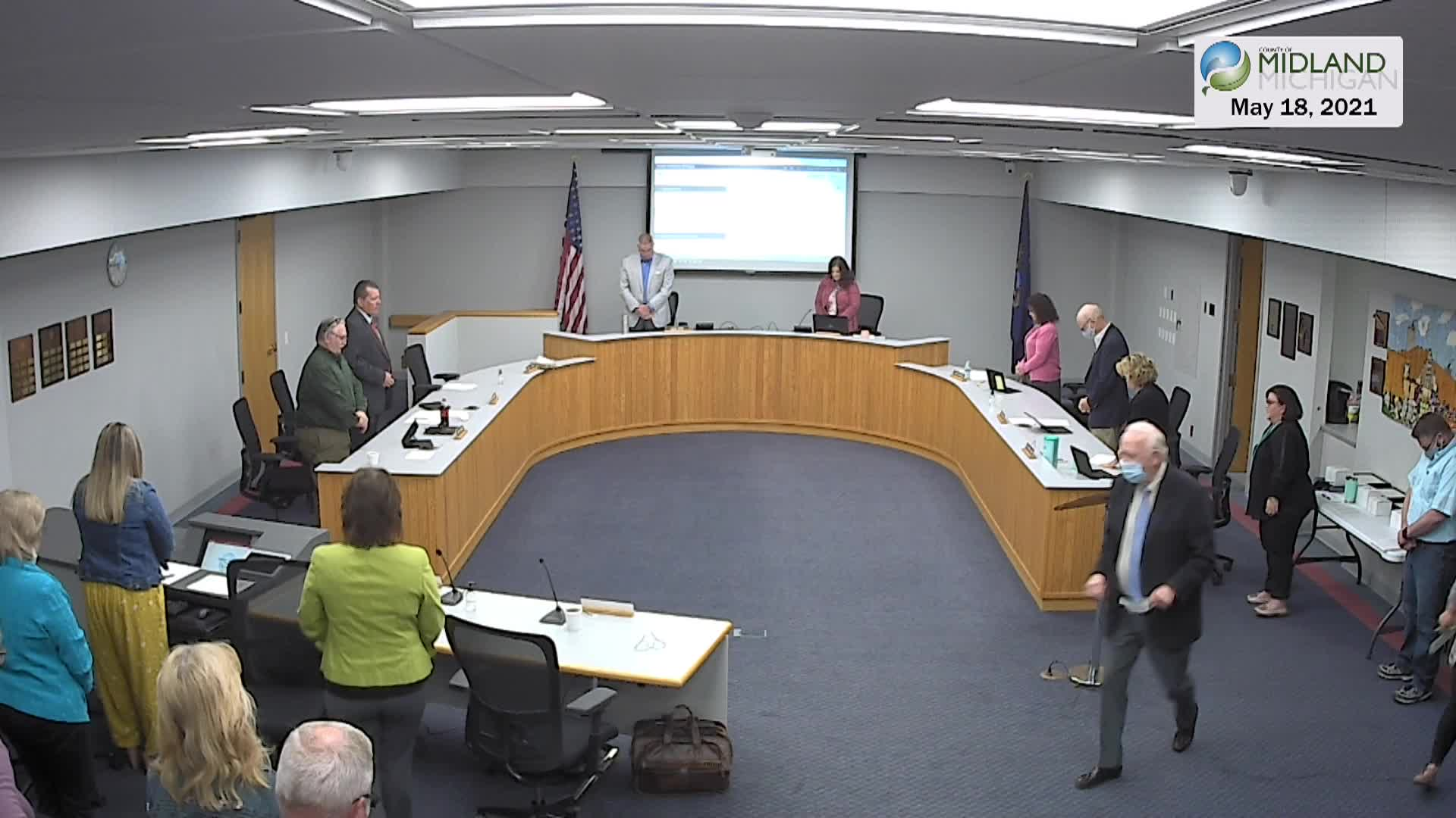 Thumbnail image for Midland County Board of Commissioners Meeting 5/18/21