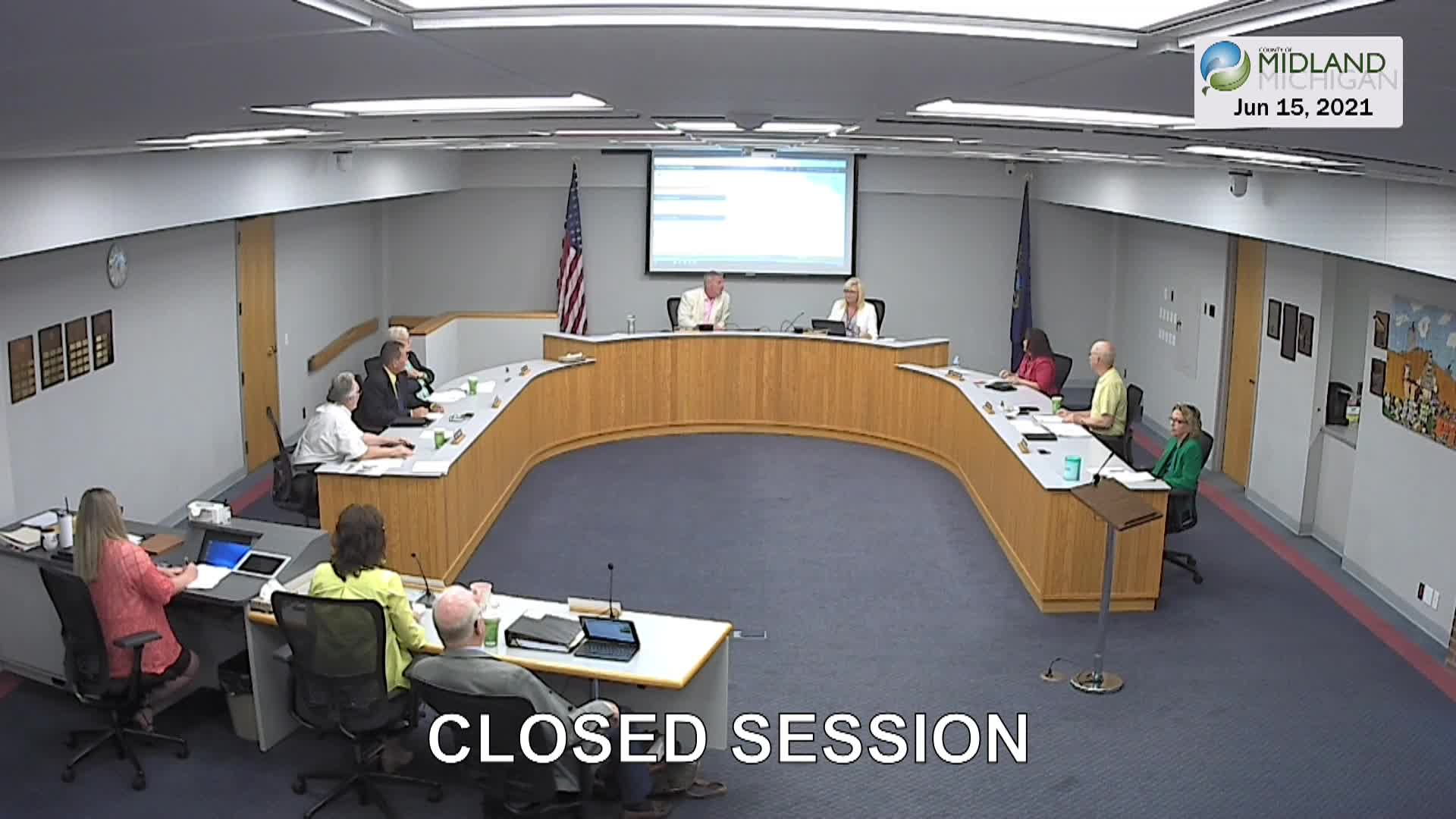 Thumbnail image for Midland County Board of Commissioners Meeting 6/15/21