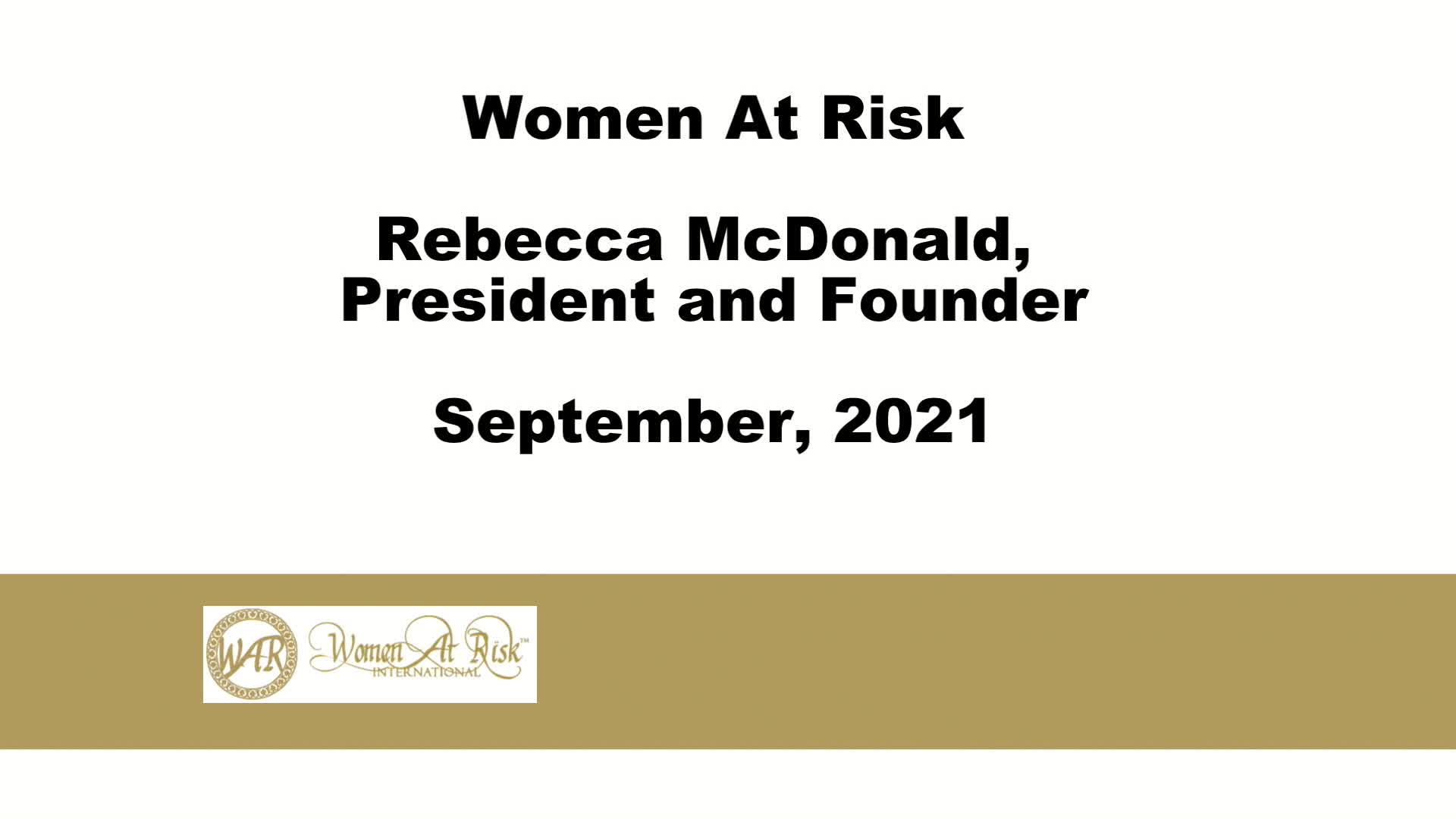 Women At Risk