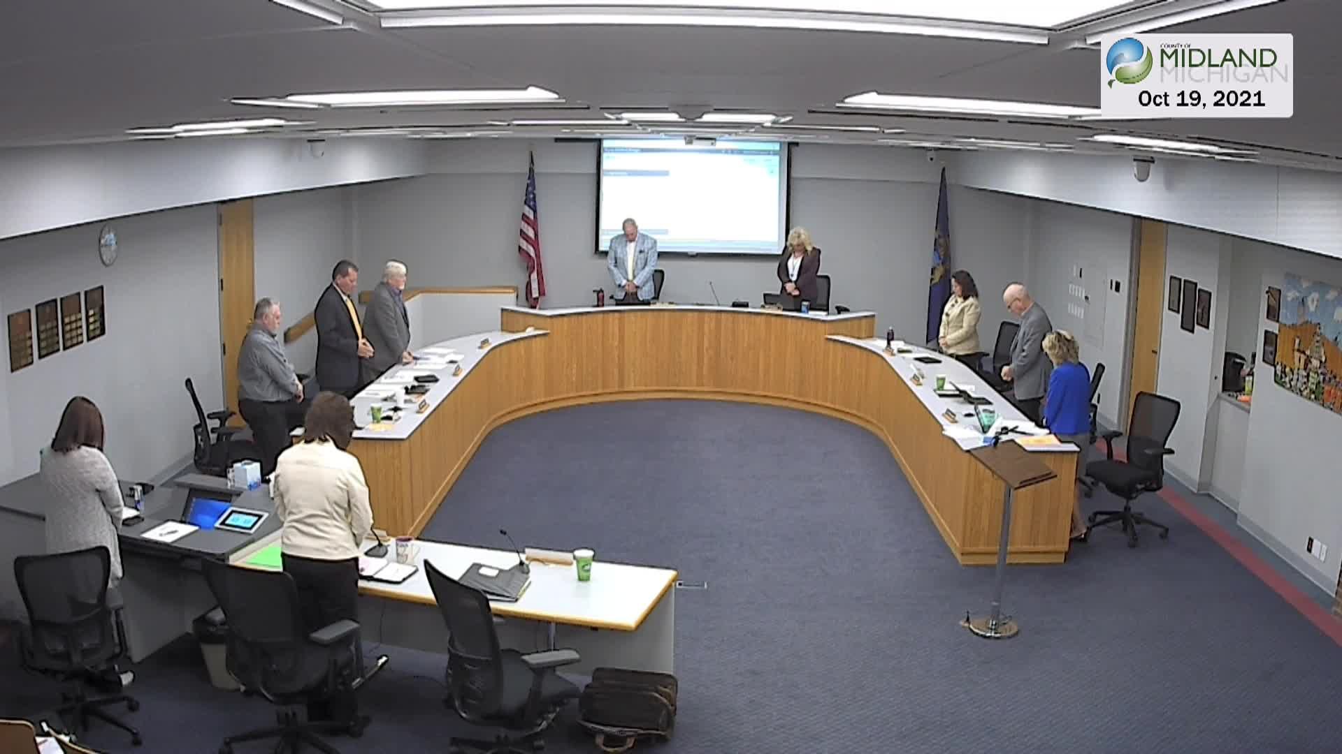 Thumbnail image for Midland County Board of Commissioners Meeting 10/19/21