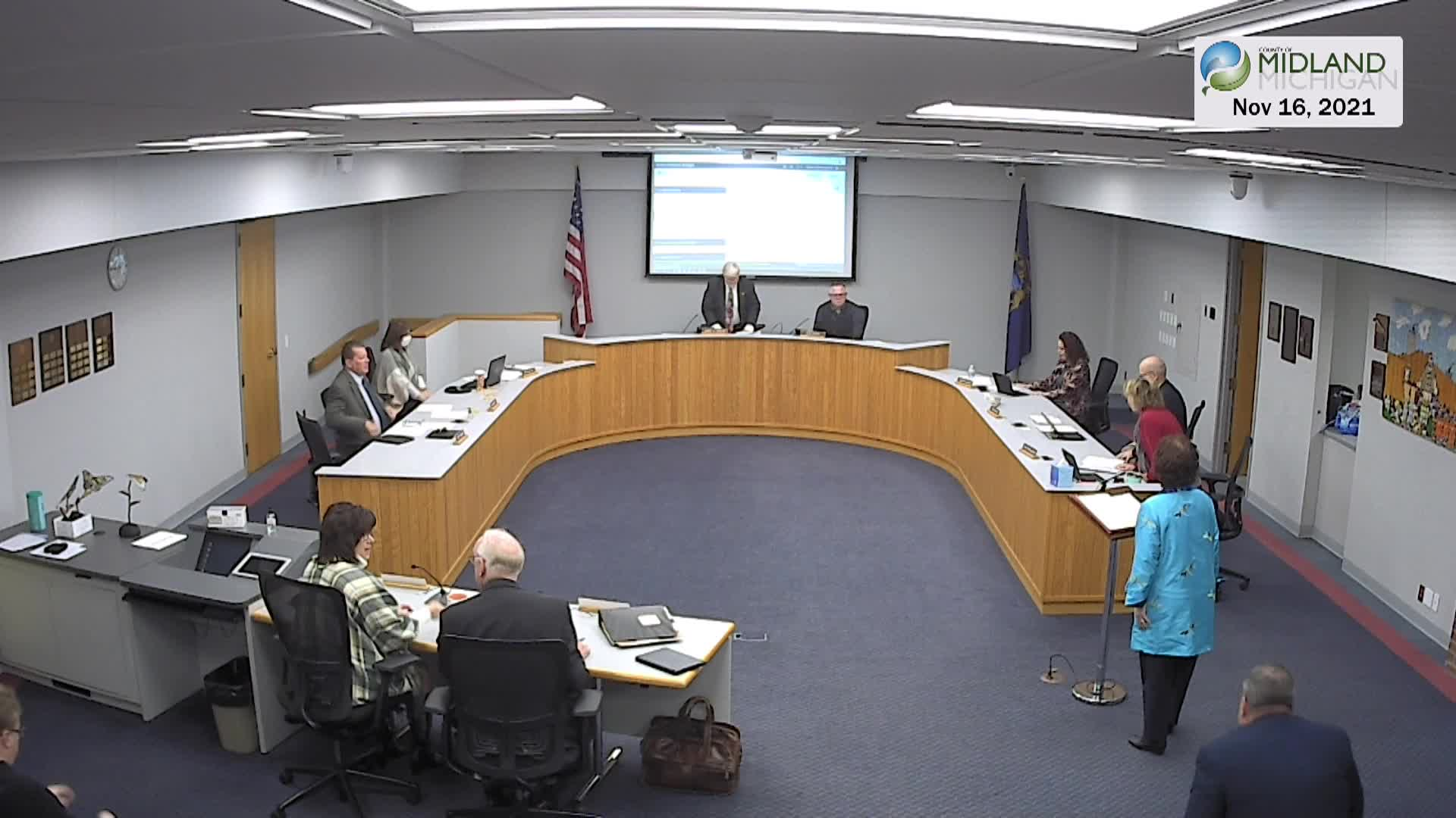 Thumbnail image for Midland County Board of Commissioners 11/16/21