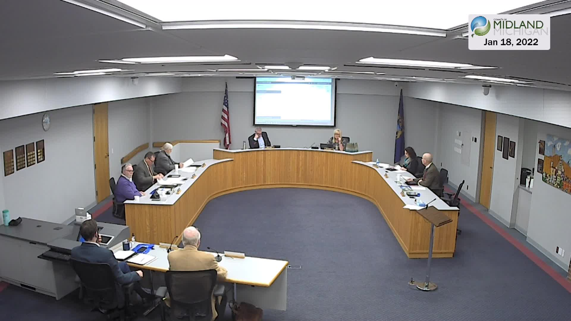 Thumbnail image for Midland County Board of Commissioners 1/18/22