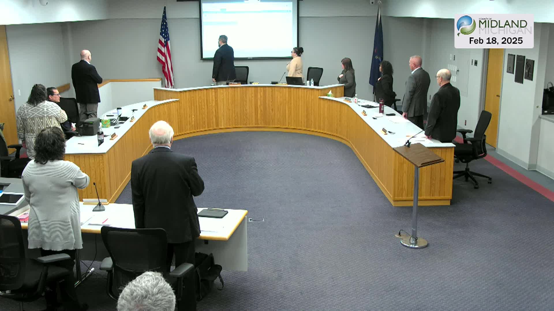 Thumbnail image for Midland County Board of Commissioners Meeting 2/18/25